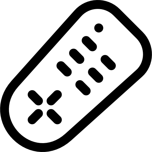 remoto Basic Rounded Lineal icono