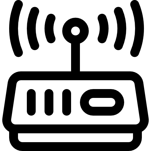 라우터 Basic Rounded Lineal icon