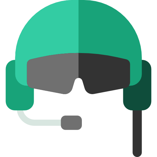 pilot Basic Rounded Flat icon