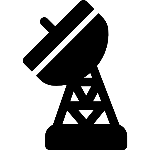 antenne Basic Rounded Filled Icône