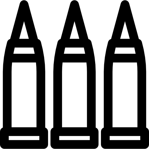 Ammunition Basic Rounded Lineal icon