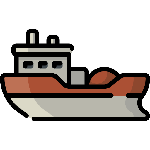 Cargo ship Special Lineal color icon