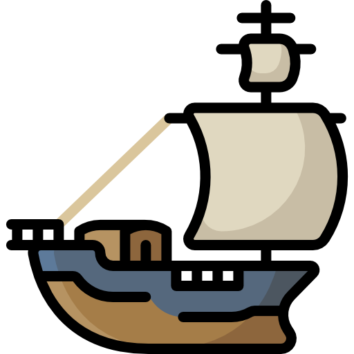 fragata Special Lineal color icono