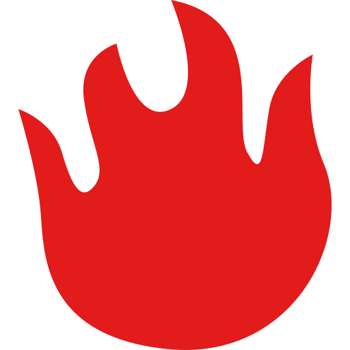 ogień Alfredo Hernandez Flat ikona