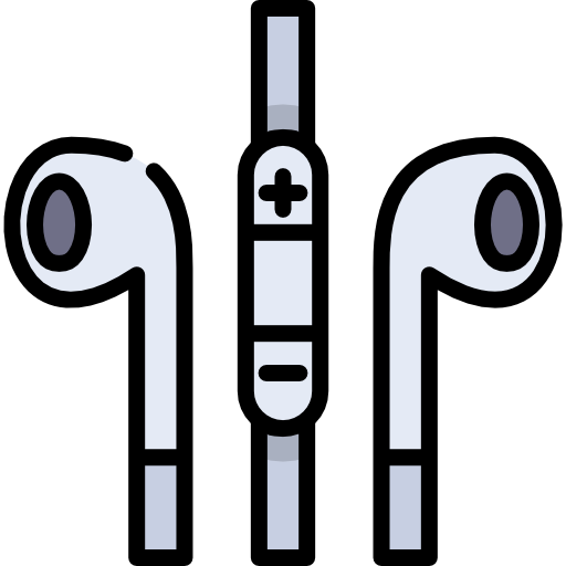 이어폰 Special Lineal color icon