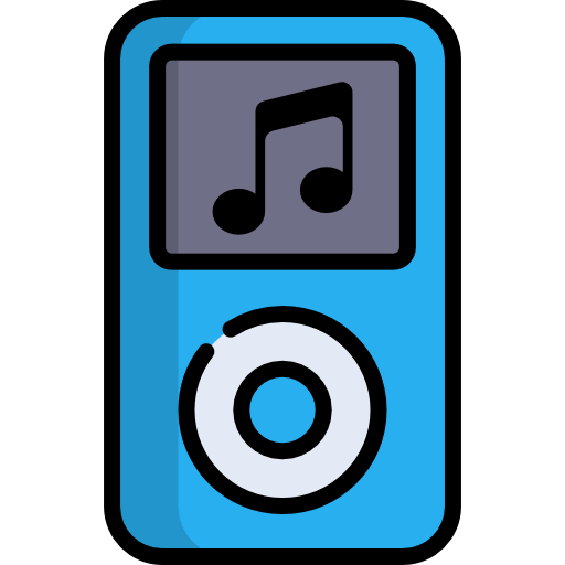 mp3プレーヤー Special Lineal color icon