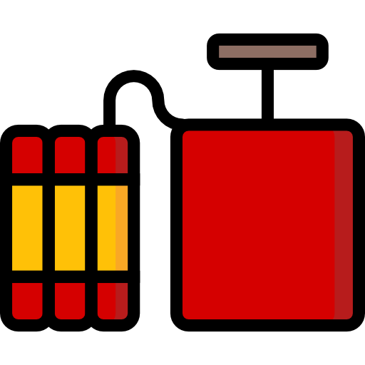 dinamita Basic Mixture Lineal color icono