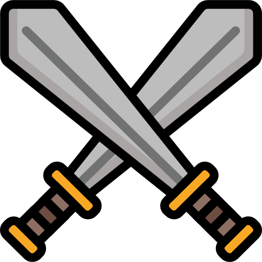 miecz Basic Mixture Lineal color ikona