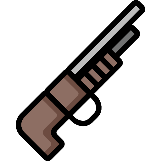 Shotgun Basic Mixture Lineal color icon