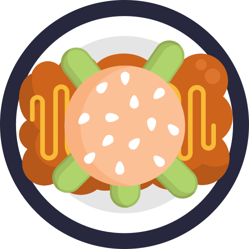 バーガー Generic Circular icon
