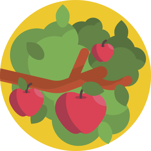 Fruit tree Maxim Flat Circular icon
