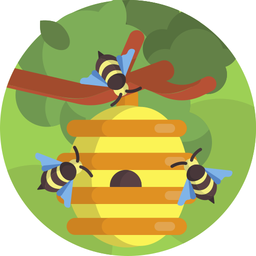 蜂の巣 Maxim Flat Circular icon