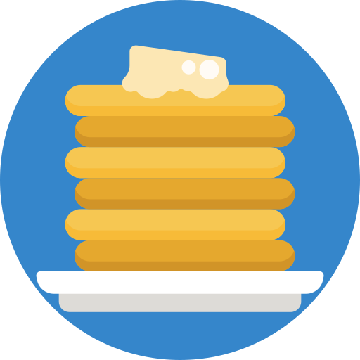 Pancakes Generic Circular icon