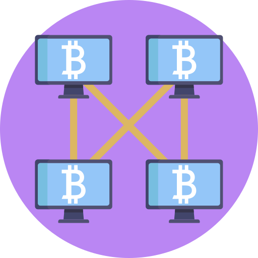 blockchain Generic Circular icoon