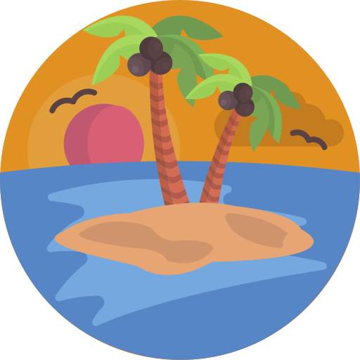 drzewo palmowe Maxim Flat Circular ikona