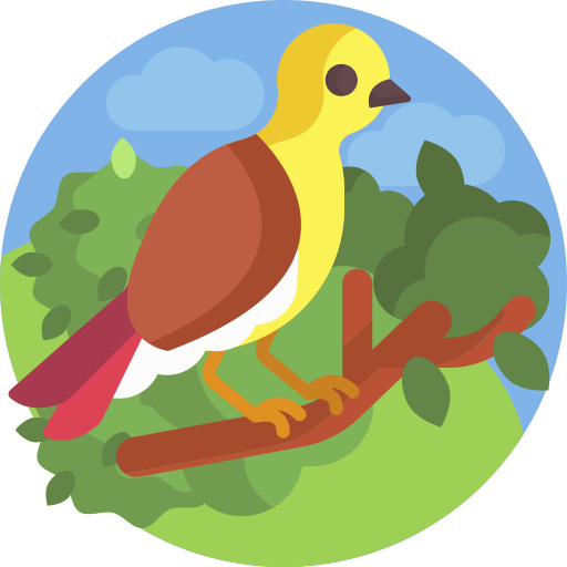 ptak Maxim Flat Circular ikona