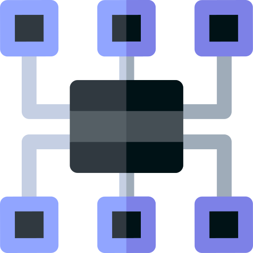 servidor de datos Basic Rounded Flat icono