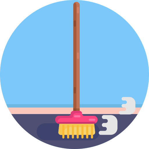 brosse de nettoyage Generic Circular Icône