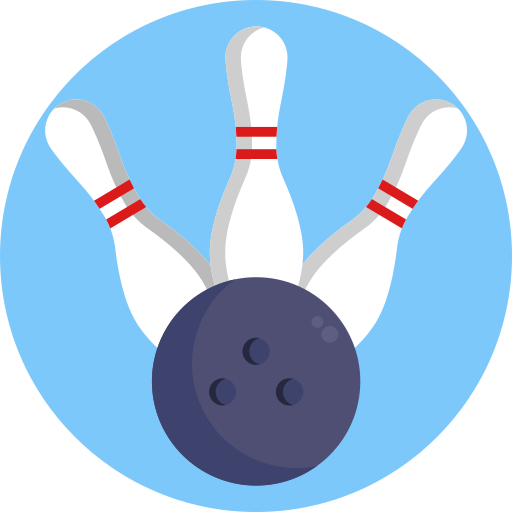 quille de bowling Generic Circular Icône