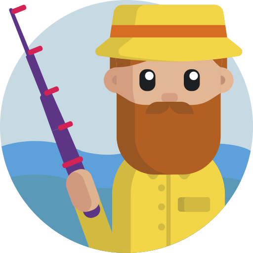 漁師 Generic Circular icon