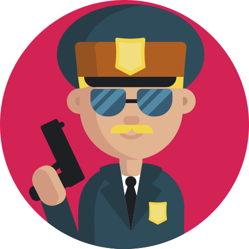 policía Generic Circular icono