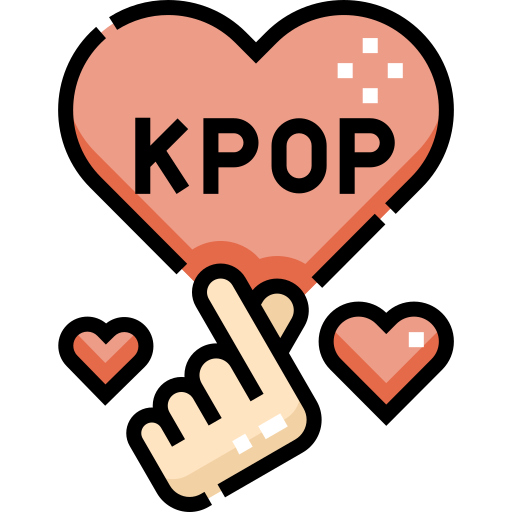 kpop Detailed Straight Lineal color ikona