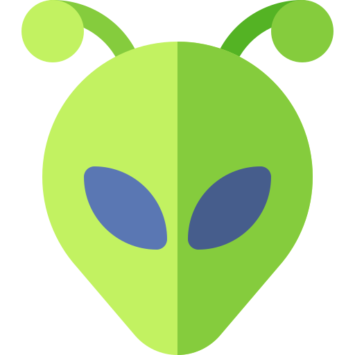 außerirdischer Basic Rounded Flat icon