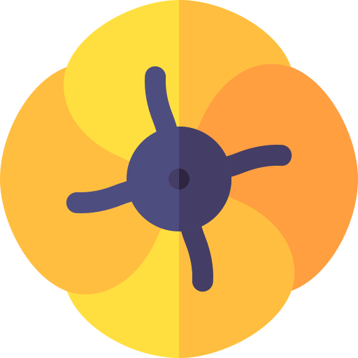 양귀비 Basic Rounded Flat icon