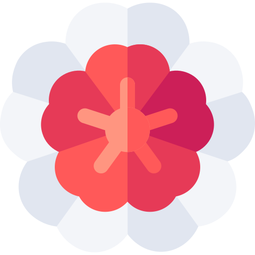 pelargonia Basic Rounded Flat ikona