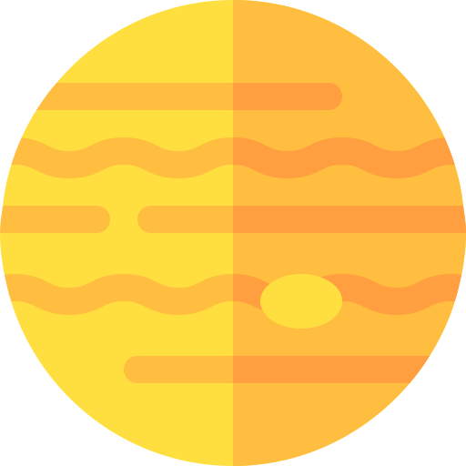 jupiter Basic Rounded Flat icon