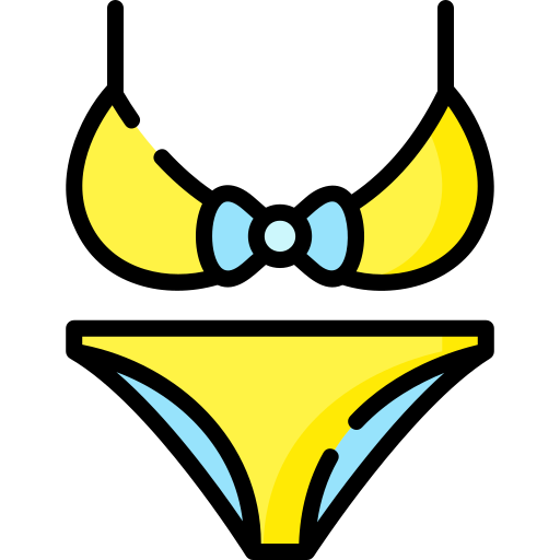 bikini Special Lineal color icono
