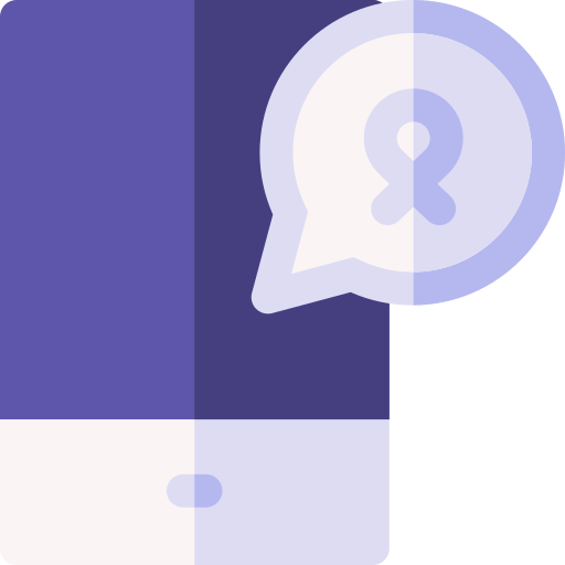 smartfon Basic Rounded Flat ikona