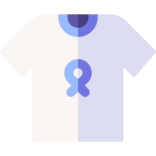 t-shirt Basic Rounded Flat Icône