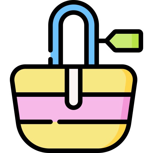 Beach bag Special Lineal color icon