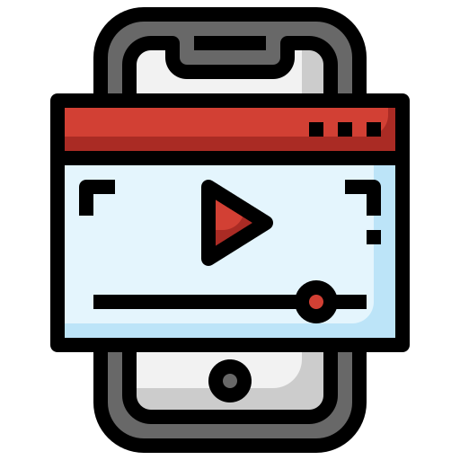 videoplayer Surang Lineal Color icon