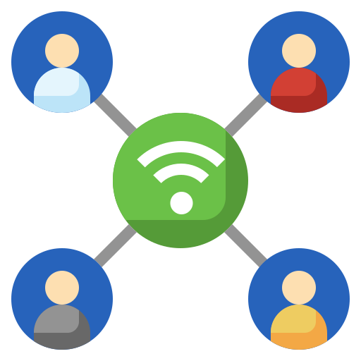 wi-fi接続 Surang Flat icon