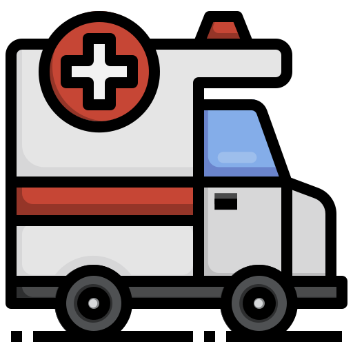 krankenwagen Surang Lineal Color icon