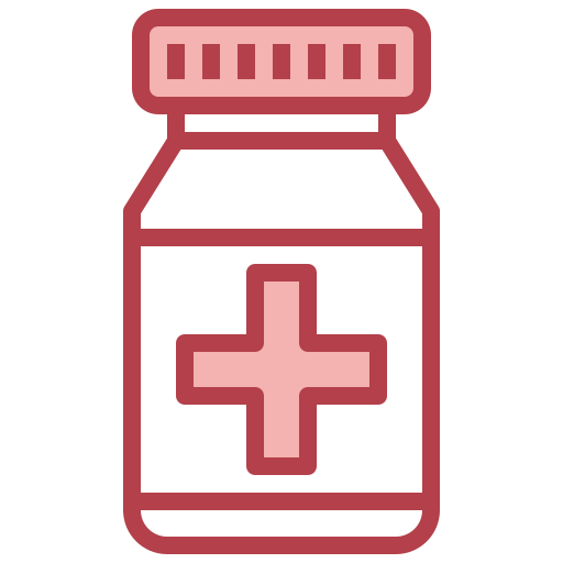 Medicine drug Surang Red icon