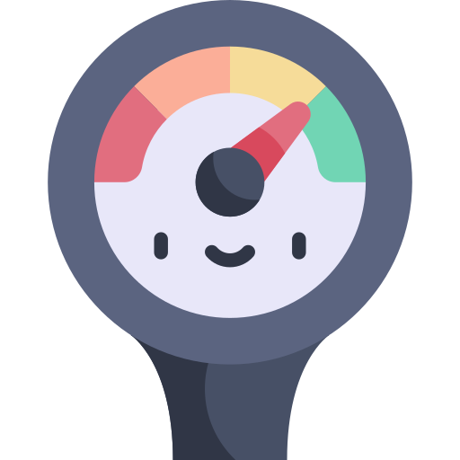 Gauge Kawaii Flat icon