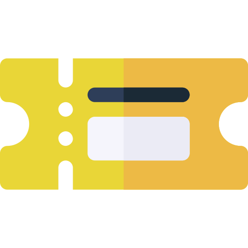 チケット Basic Rounded Flat icon