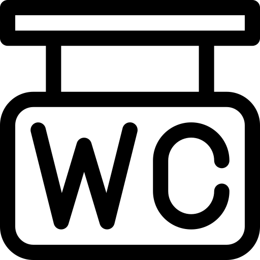 wc Basic Rounded Lineal icoon