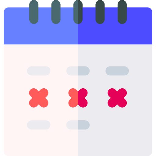 Calendar Basic Rounded Flat icon