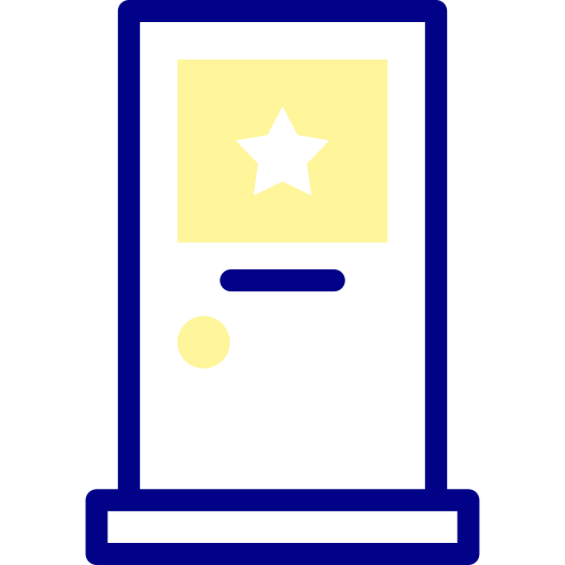 habitacion vip Detailed Mixed Lineal color icono