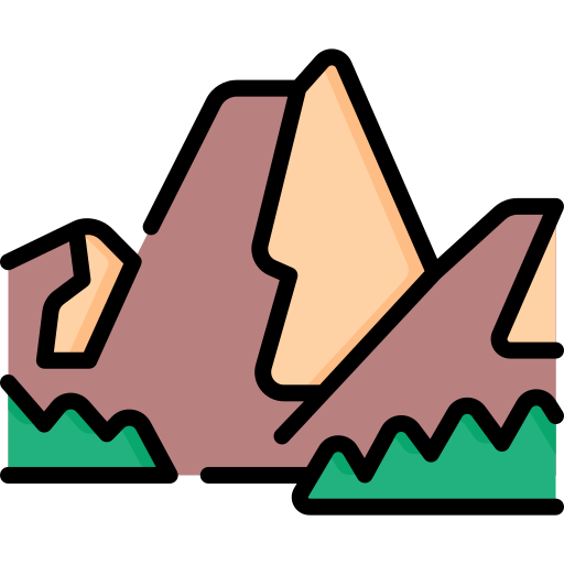 montanha Special Lineal color Ícone