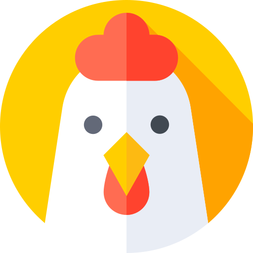 Rooster Flat Circular Flat icon