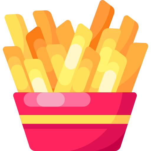 pommes frittes Special Shine Flat icon