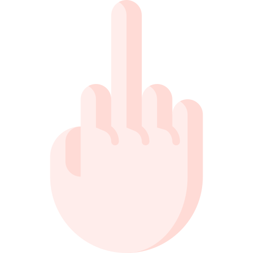Средний палец Special Flat иконка
