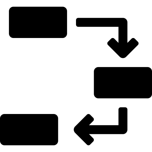 przepływ Generic Glyph ikona