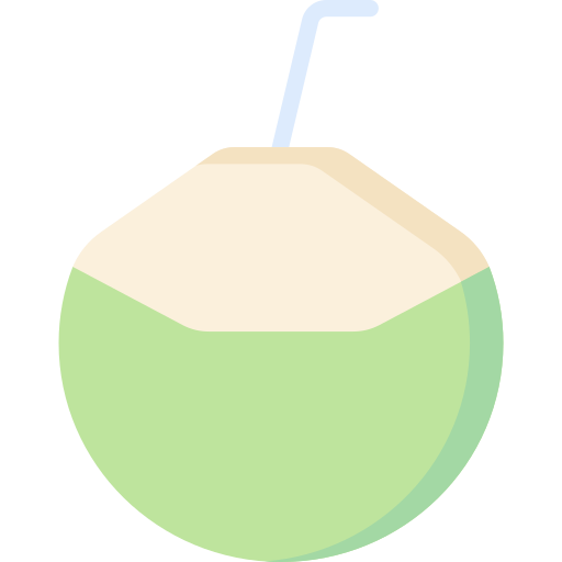 kokos drankje Special Flat icoon