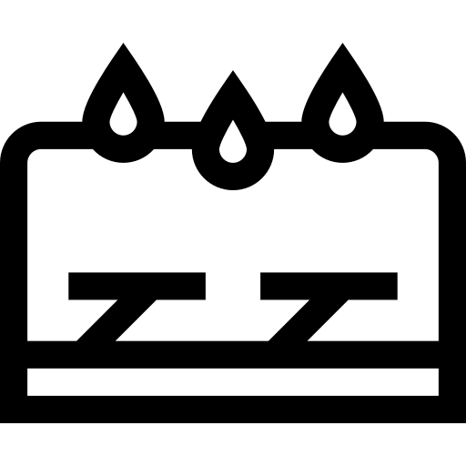 voorruit Basic Straight Lineal icoon